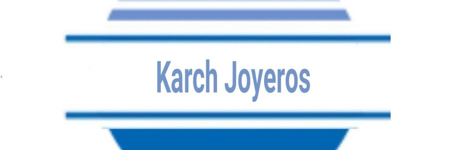 Karch Joyeros Cover Image