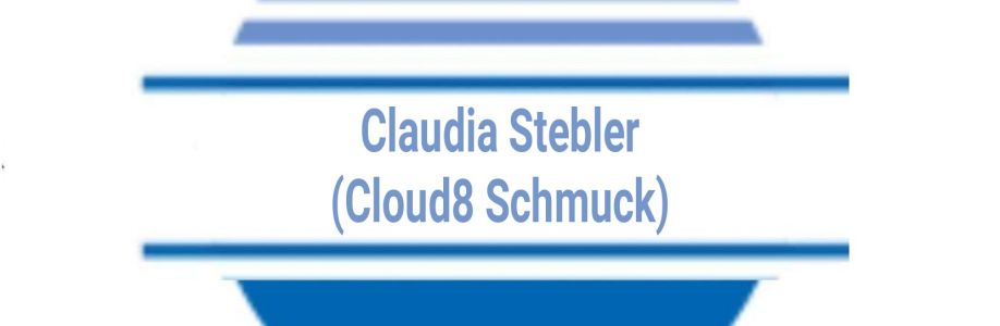 Claudia Stebler (Cloud8 Schmuck) Cover Image