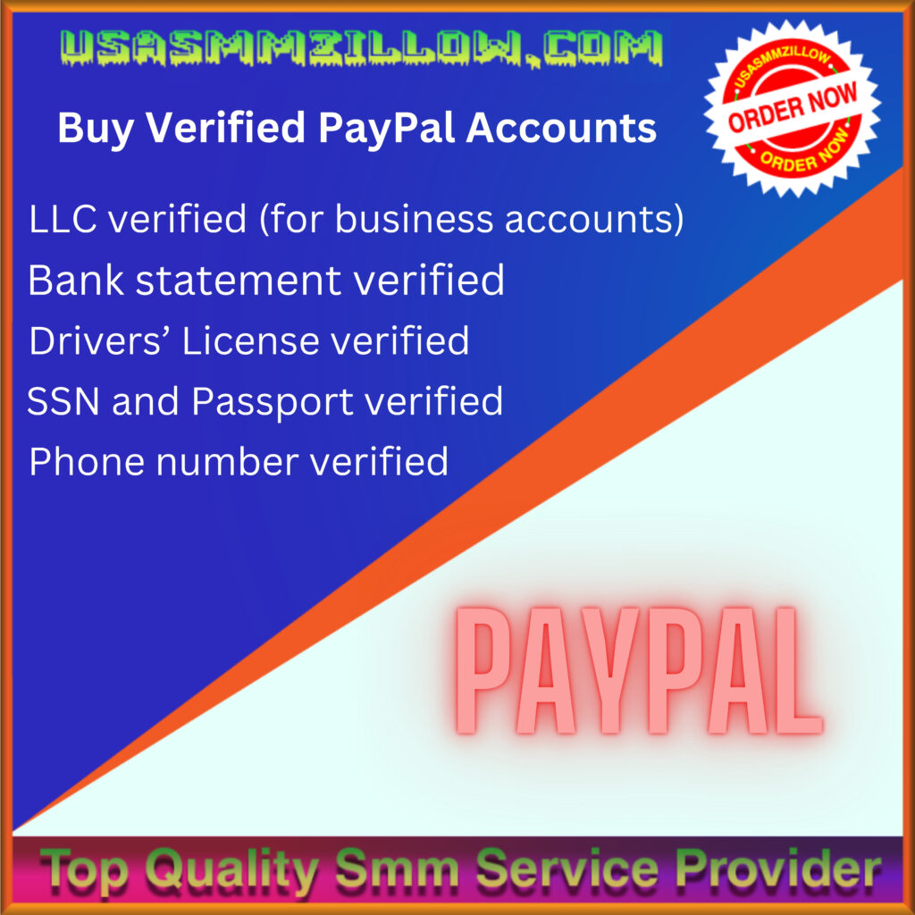 Buy Verified PayPal Accounts-100% USA, UK Real Document