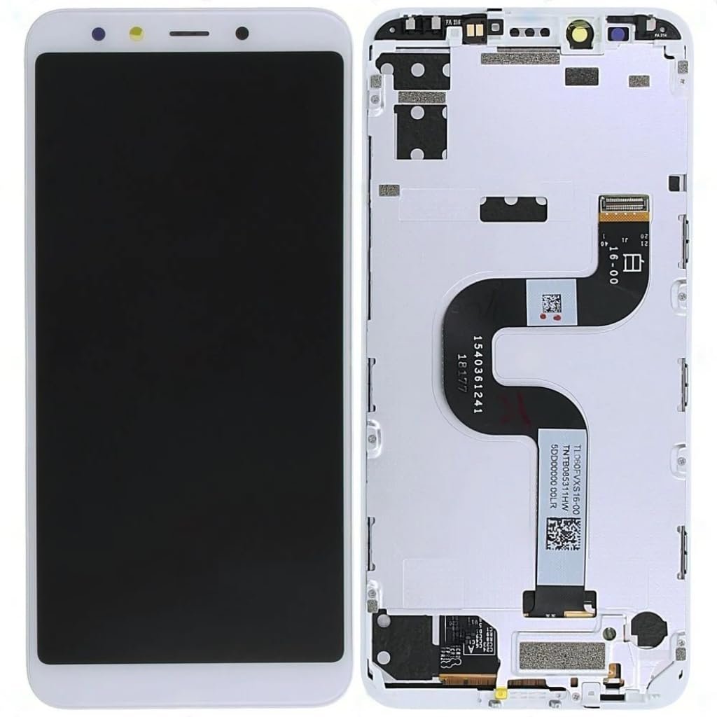 For Xiaomi Mi A2 (White) (with Frame) CareOG Display+Touch Screen Combo Folder - Repairfully