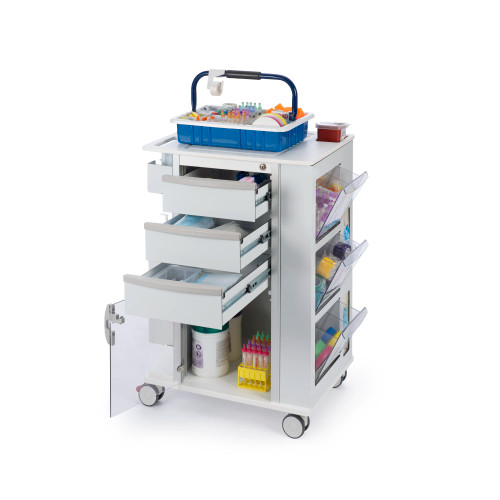 Omni Phlebotomy Cart With 5" Casters - Omnimed