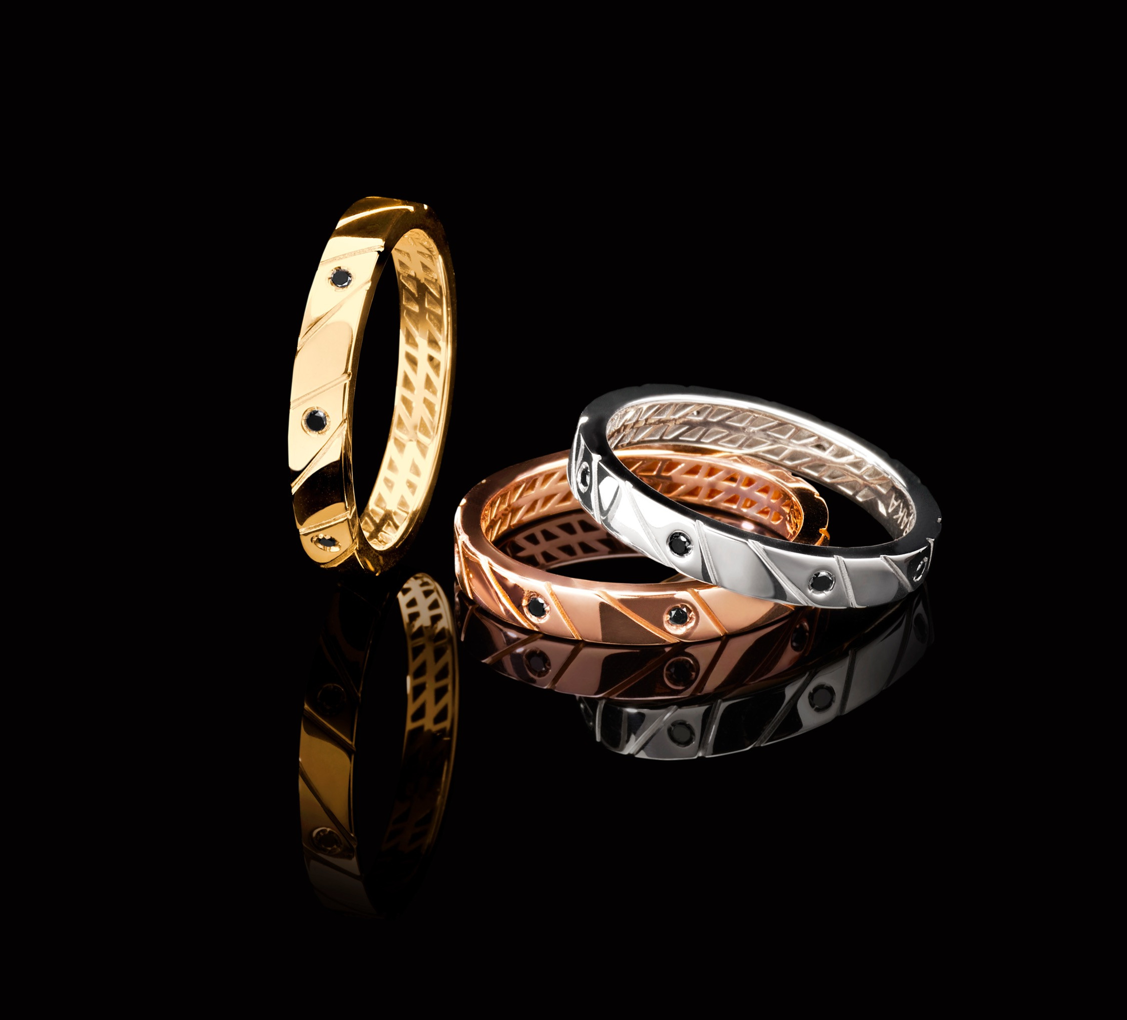 Men's rings of high jewelry made in Italy | Baraka Luxury Jewels