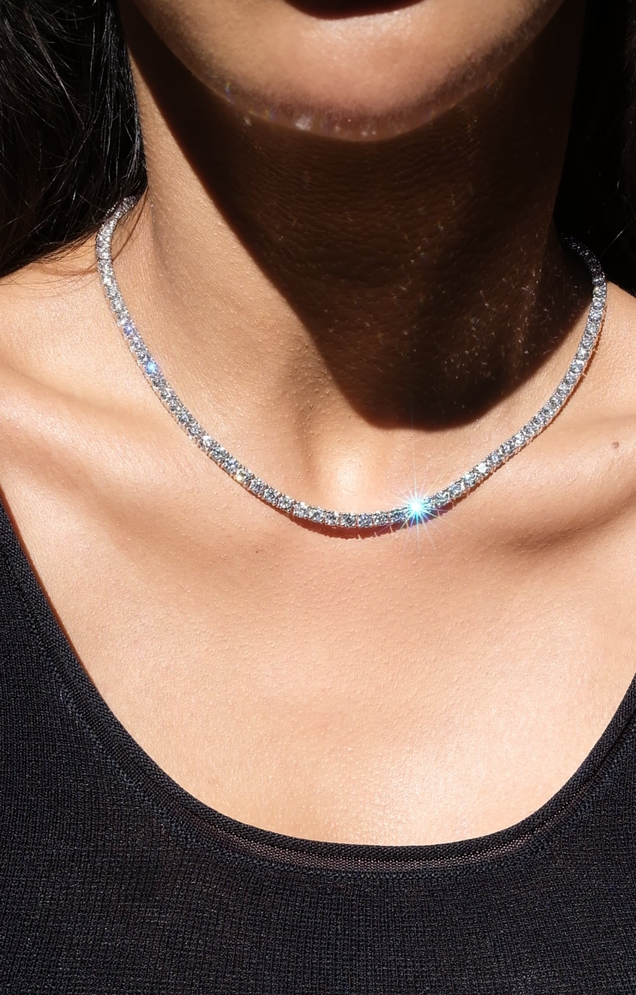 Chocker Pırlanta Suyolu Gerdanlık          – Bir Karat