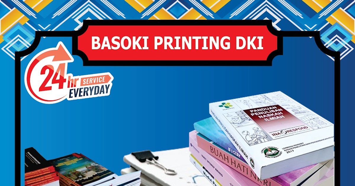 Cetak Buku Satuan Cepat Murah di Rawamangun - BASOKI PRINTING