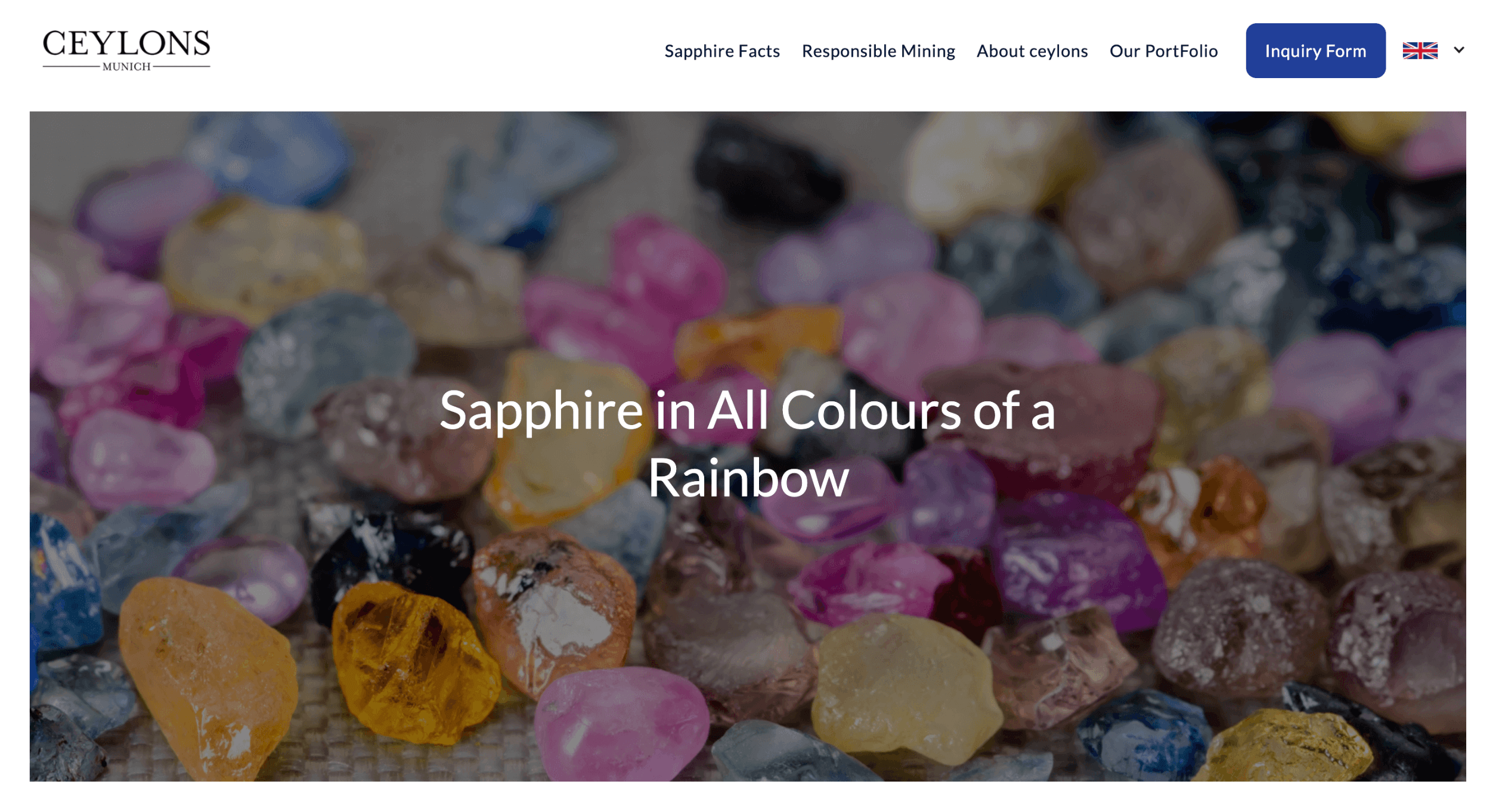 Sapphires and its Variety of Colours | Ceylons Munich