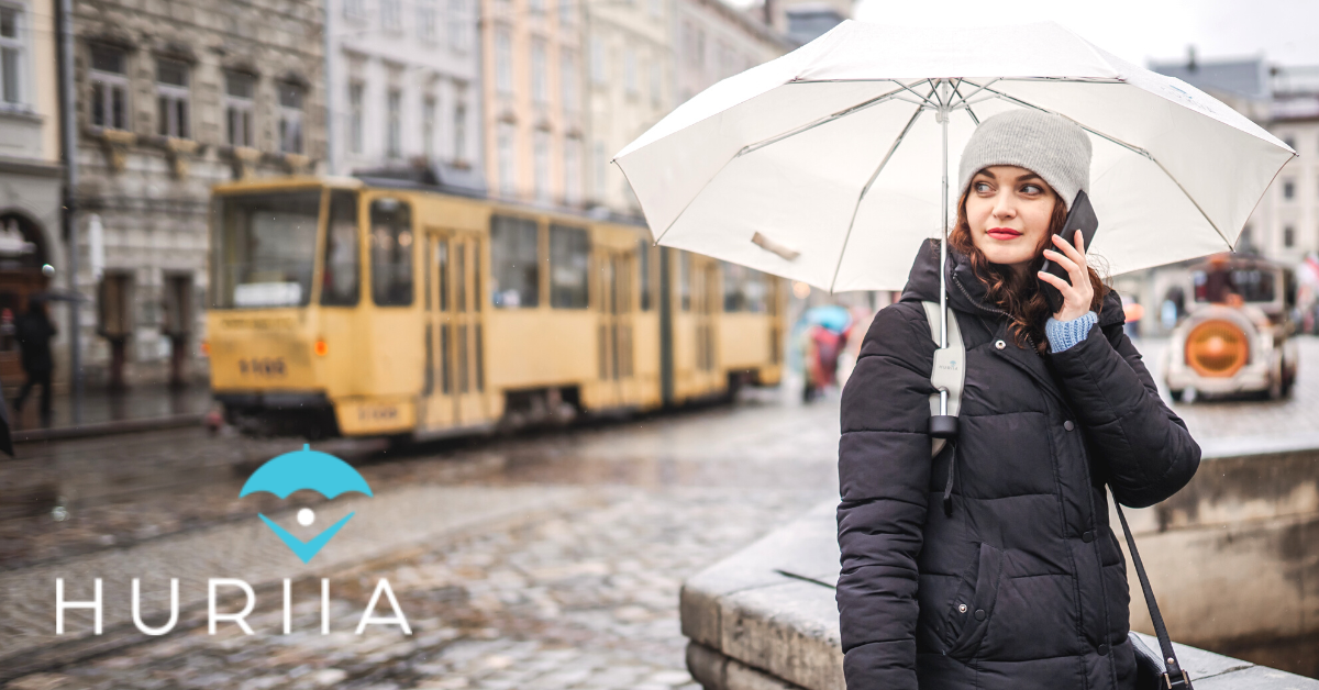 Hands-Free Ultralight Hiking Umbrella In New York and Kansas – Huriia