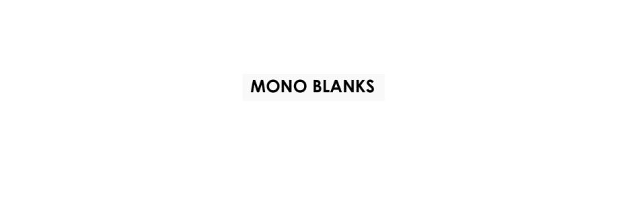 Mono Blanks Cover Image