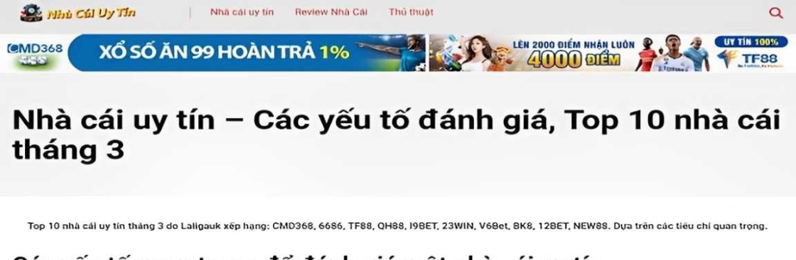 Nhà Cái Uy Tin Cover Image