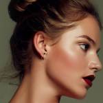 Moissanite Stud Earrings for Women