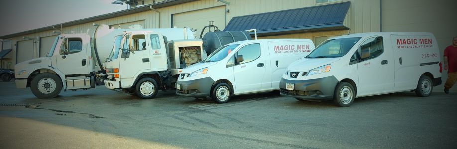 Magic Men Sewer and Drain Cleaning Cover Image