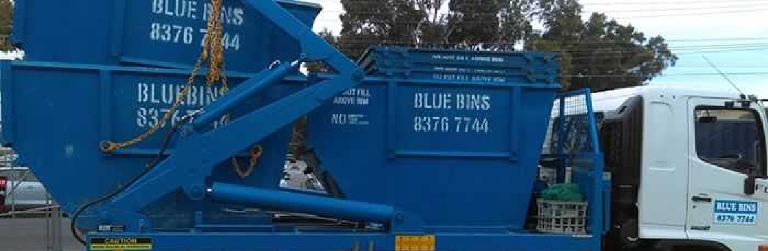 Blue Bins Cover Image