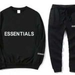 Black Essentials Tracksuit