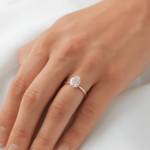 Moissanite Engagement Ring