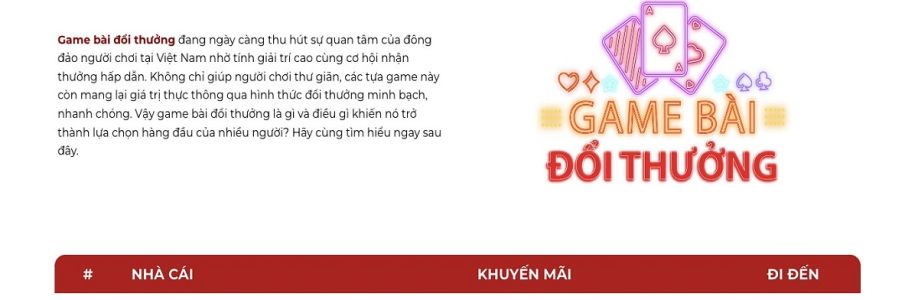 Game Đổi Thưởng Cover Image
