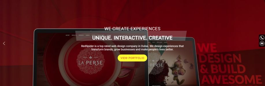 RedSpider Web and Art Design Cover Image